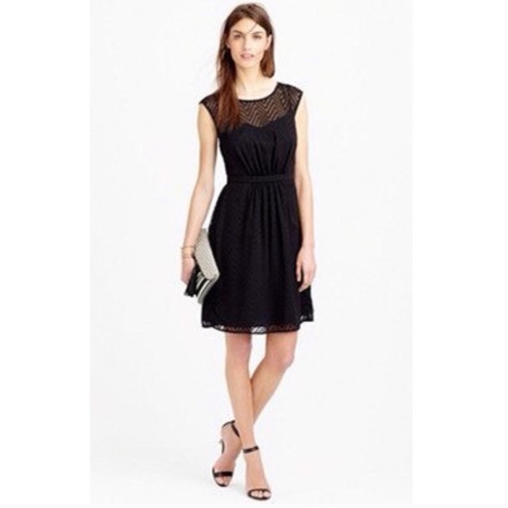 NWT J Crew Sleeveless Chiffon Dress
